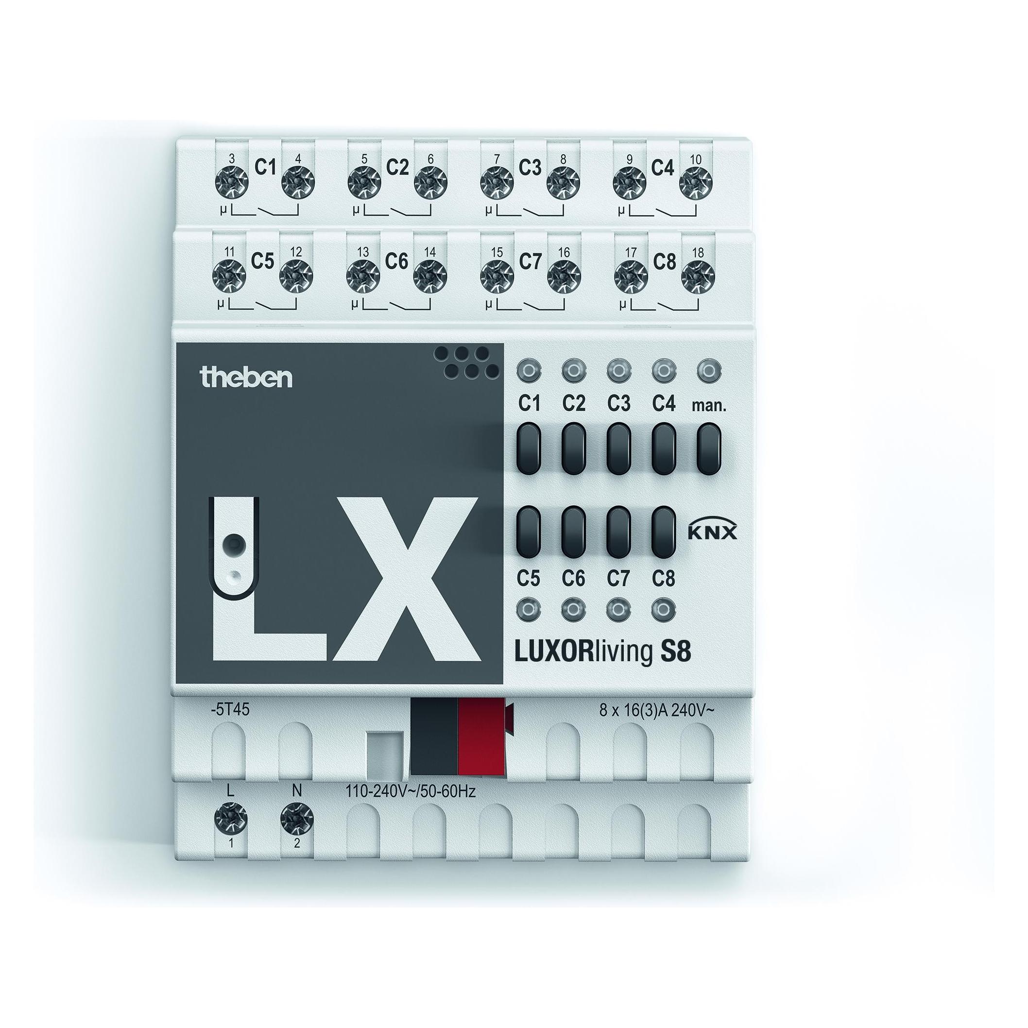 Theben LUXORliving S8 (Schaltaktor) (4800425)