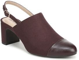 Women's Tessa Slingback Pump by LifeStride in Chocolate Plum (Size 7 M)