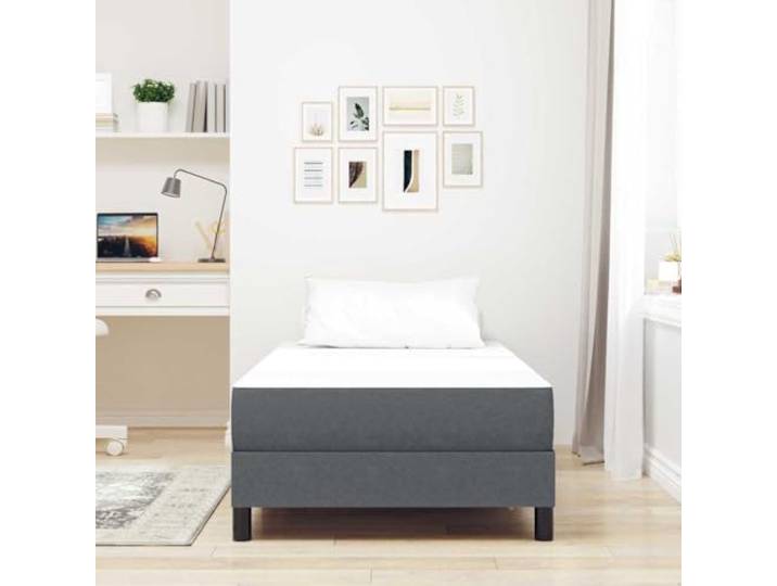 KTHLBRH Matratze grau 90 x 200 cm mit Taschenfederkern Premium-Polyestergewebe, atmungsaktiv, optimale Unterstützung, Isolation von Bewegung