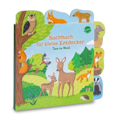 Suchbuch für kleine Entdecker. Tiere im Wald, Gebundene Ausgabe von Sandra Kissling, Arena, 978-3-401-71996-2