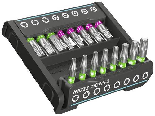 Hazet 2304SH-3 Bit-Set 16teilig Innen T-Profil