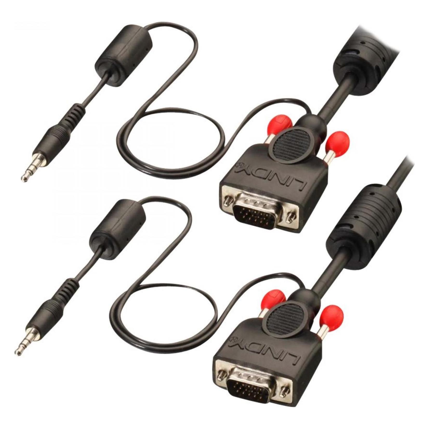 Lindy 3.5mm Klinke| VGA - 3.5mm Klinke| VGA (2 m) (37299)