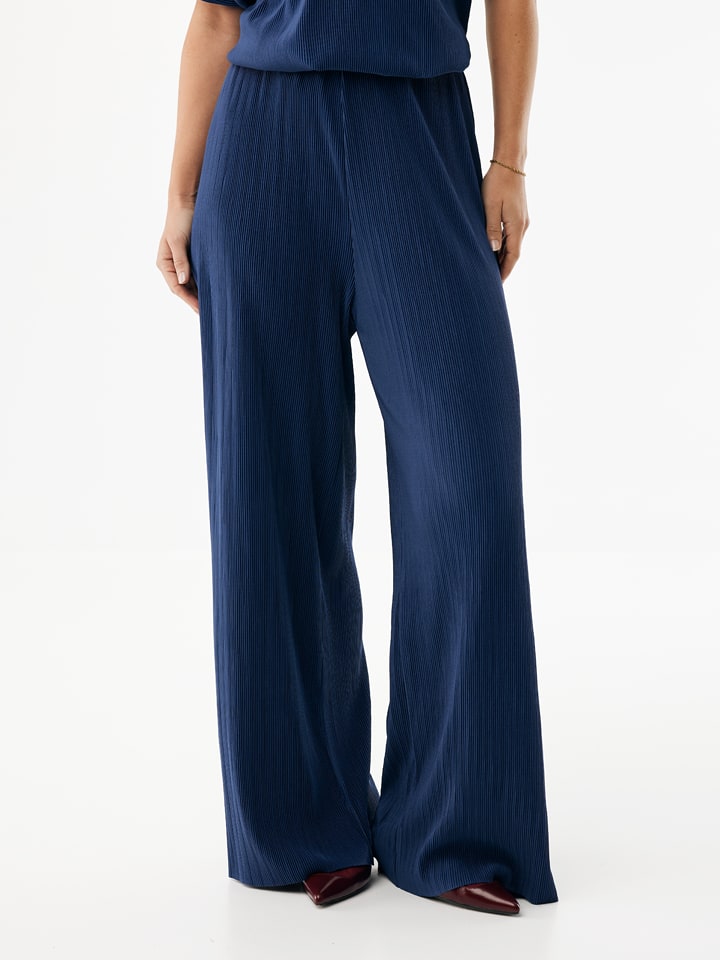 Mexx Plisseehose in Dunkelblau - 40