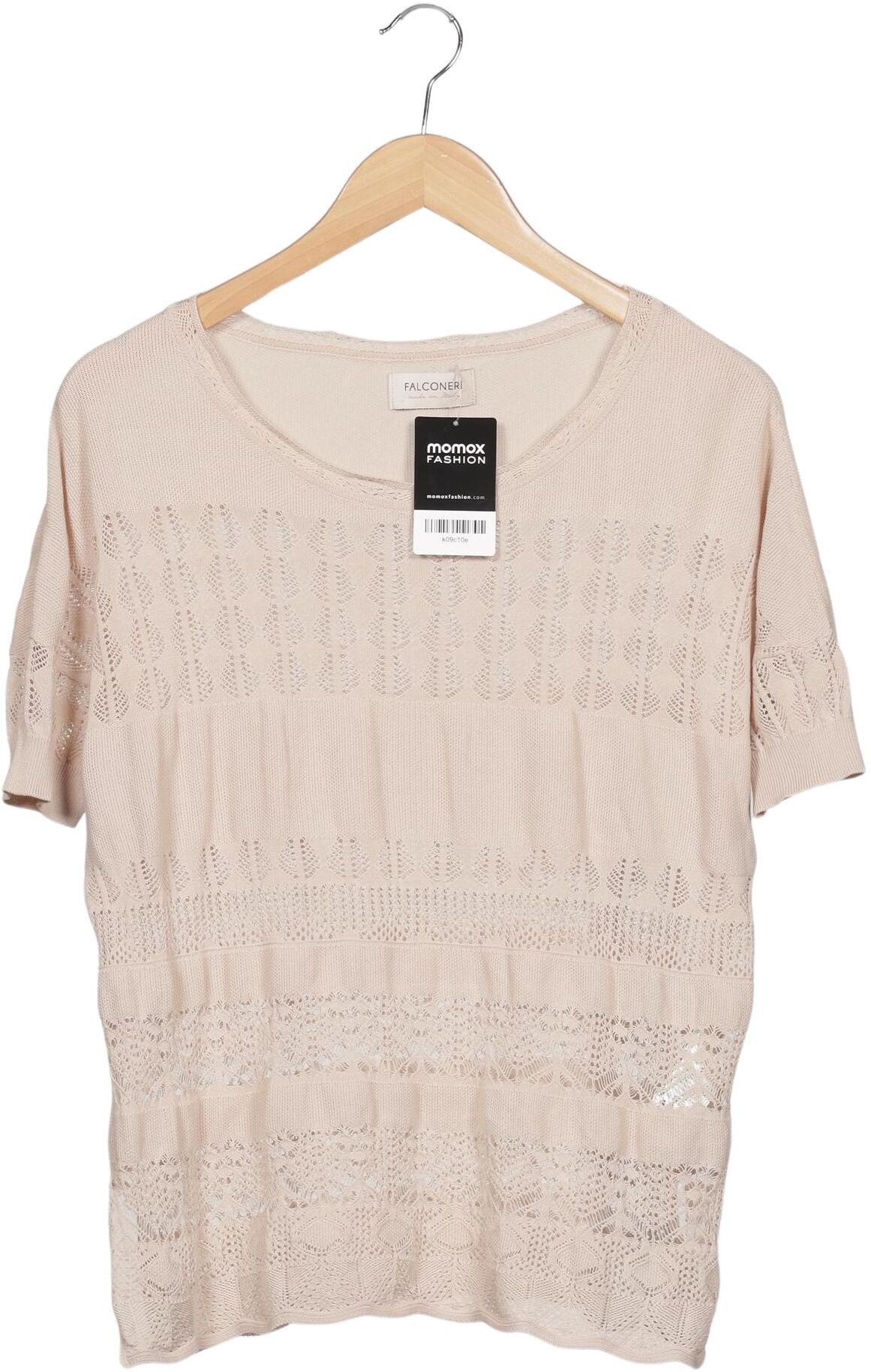 Falconeri Damen Pullover, Beige, Gr. XS, Baumwolle - Second Hand
