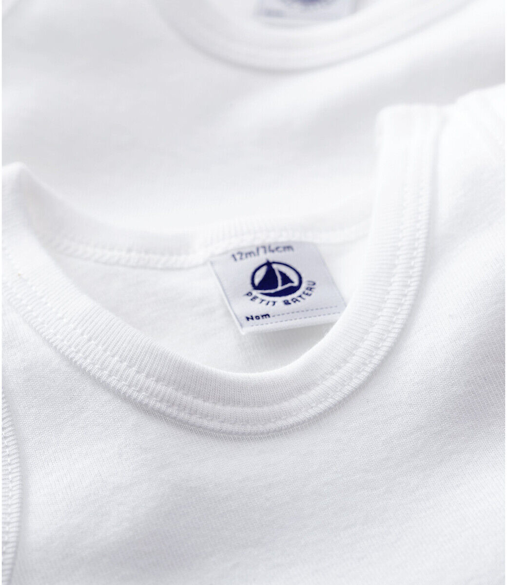 PETIT BATEAU Lot de 2 bodies sans manches