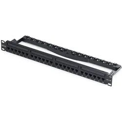 StarTech 24 Port 1u Patch Panel. Nms Ns Cabl, Server Zubehör, Schwarz