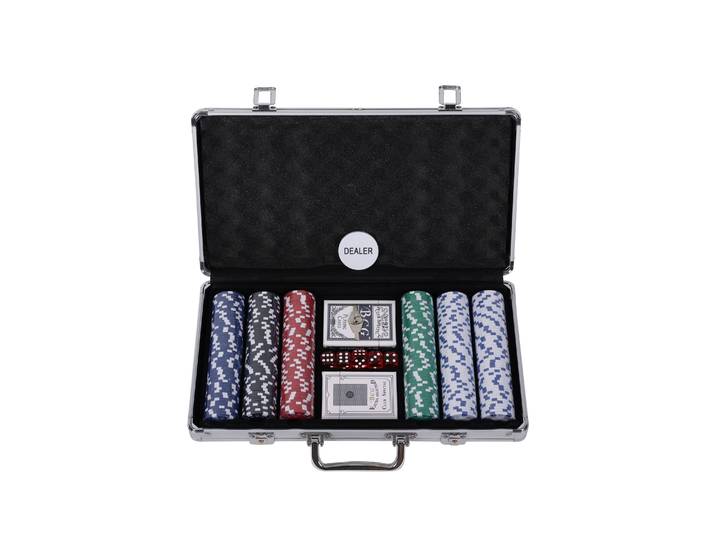Pokerkoffer mit 300 Chips