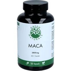 Green Naturals Maca 2800 mg Hochdosiert 40:1 Vegan 180 ST
