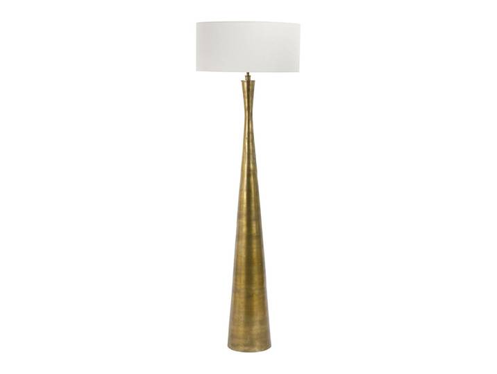 Pied de lampadaire finition laiton antique - ø 25 x 156,5 cm