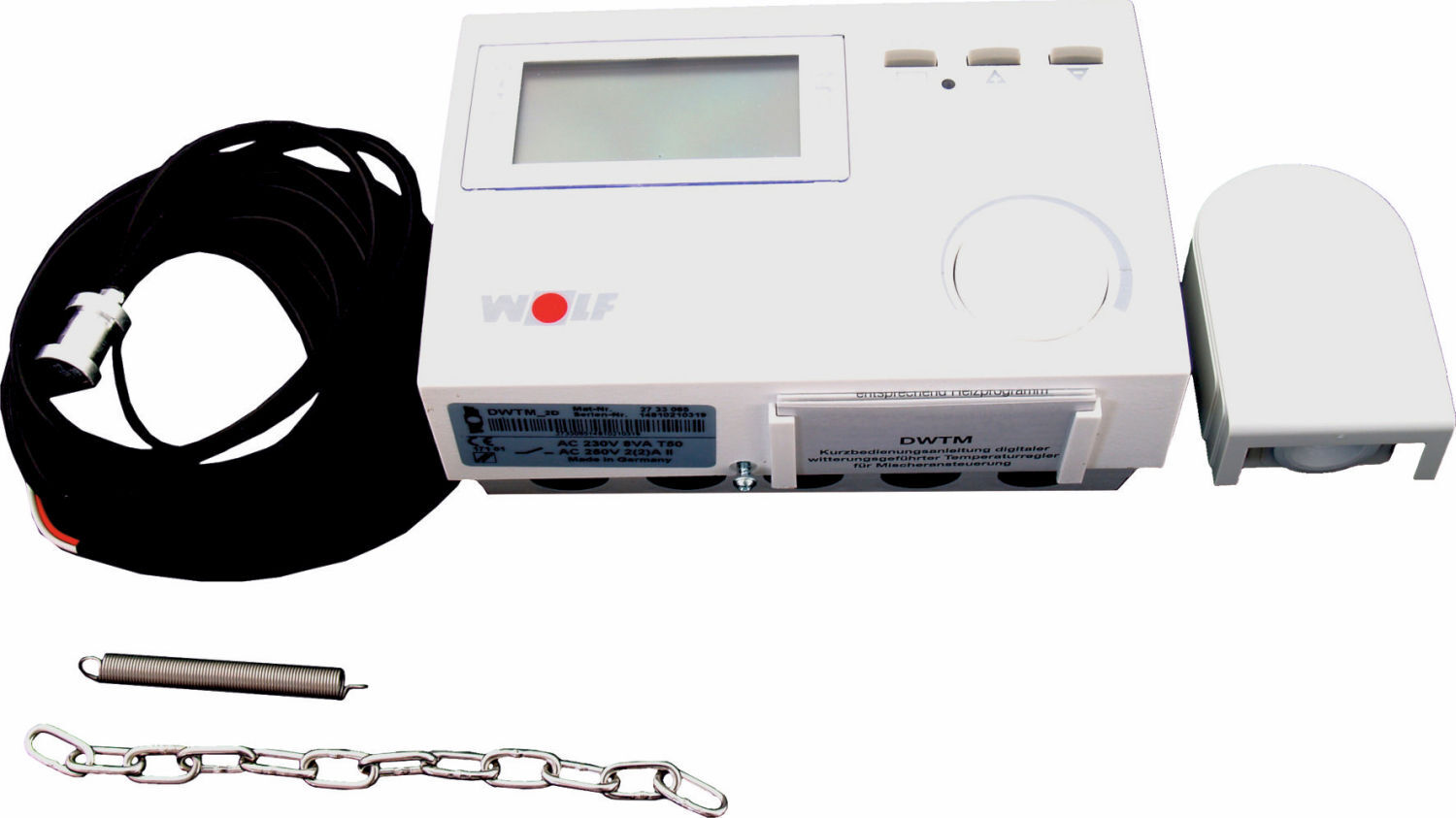 Contrôleur de température numérique Wolf DWTM 2733065 pour GB, TGB
