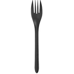 MONOUSO - Mehrweg-Gabel aus PP Schwarz 17,5cm (1.000 Stück)