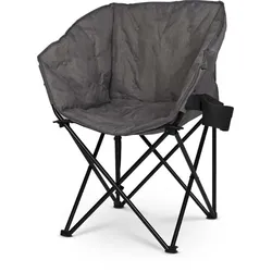 Kampa Tubb Chair Camping-Faltstuhl gepolstert bis 120 kg grau