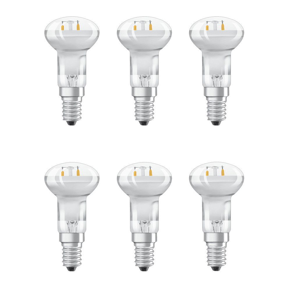 Osram LED filamentlamp Star R39 Reflectorlamp, E14, 1,6W (12W), 110lm, Warm Wit 2700K, 6 stuks