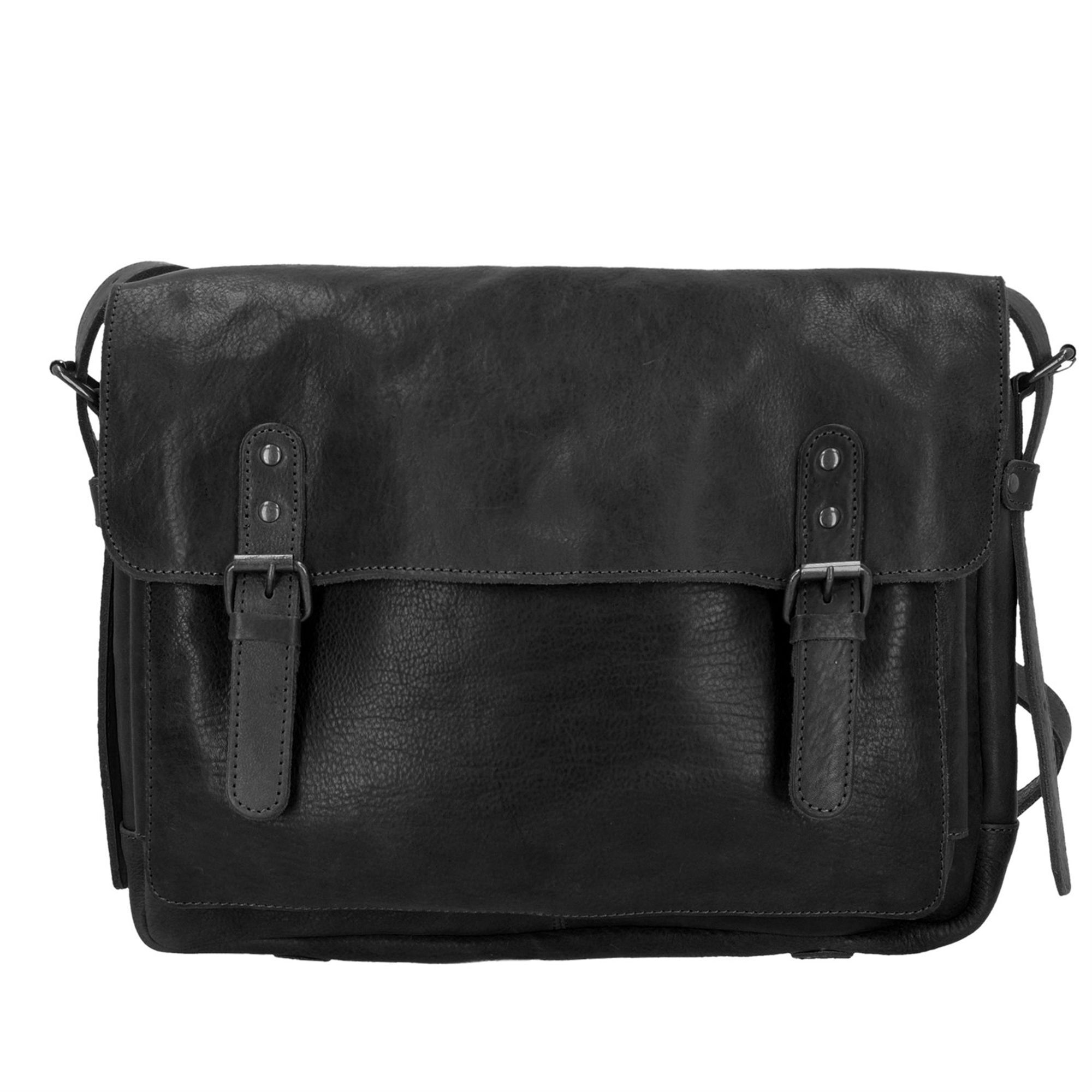 Harolds Johan P Kuriertasche 38 cm Farbe: schwarz