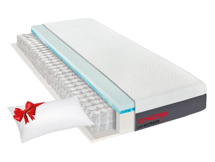 CONCORD DIE MATRATZE Taschenfederkern 120x200cm 24 cm hoch