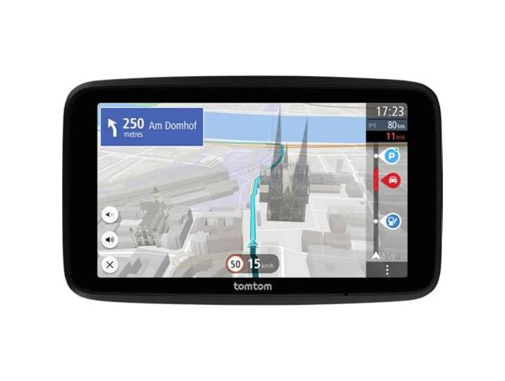 TomTom-autonavigatiesysteem GO Navigator (6 inch, realtime verkeersinformatie en proefversie flitserwaarschuwingen, wereldkaarten, updates via Wi-Fi)