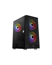 AEROCOOL ADVANCED TECHNOLOGIES Geh AeroCool Midi Graphite black v1 MicroATX/ATX/MiniITX o.N ATX Micro/Mini/Flex-ATX mATX Mini-ITX (ACCM-PB24013.11)