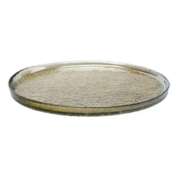 6er-Set Ritzenhoff & Breker Servierteller Luzia Ø 24 cm Glas Braun