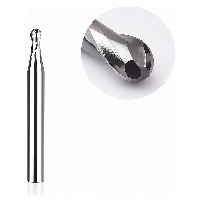 Makera - Two Flute Ball Nose Bit for Metal - 1/8" Shank (C1-BIT-BALL-NOSE-M-1.5-4.5)