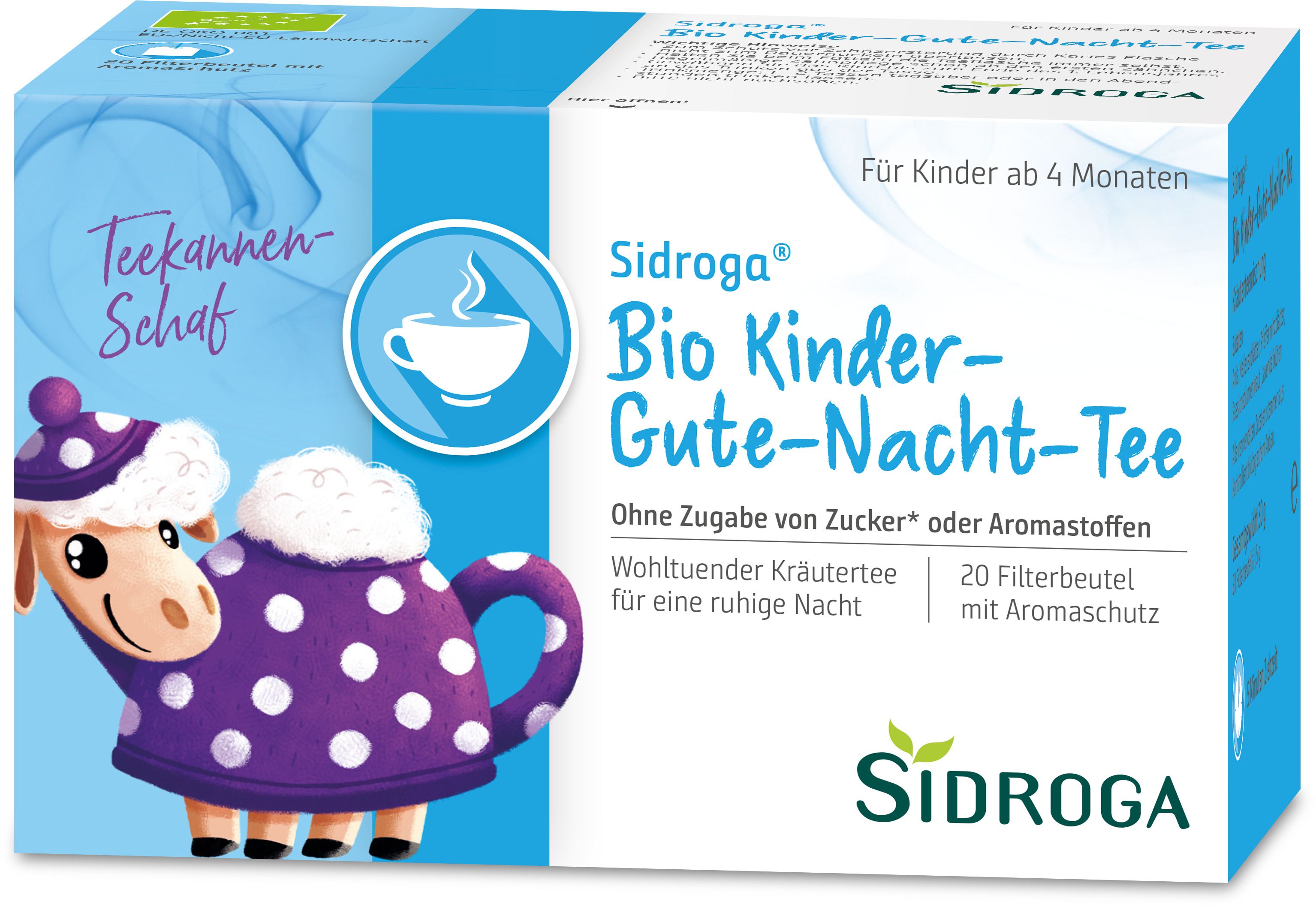 Sidroga Bio Kinder-Gute-Nacht-Tee Filterbeutel 20x1,5 g Tee