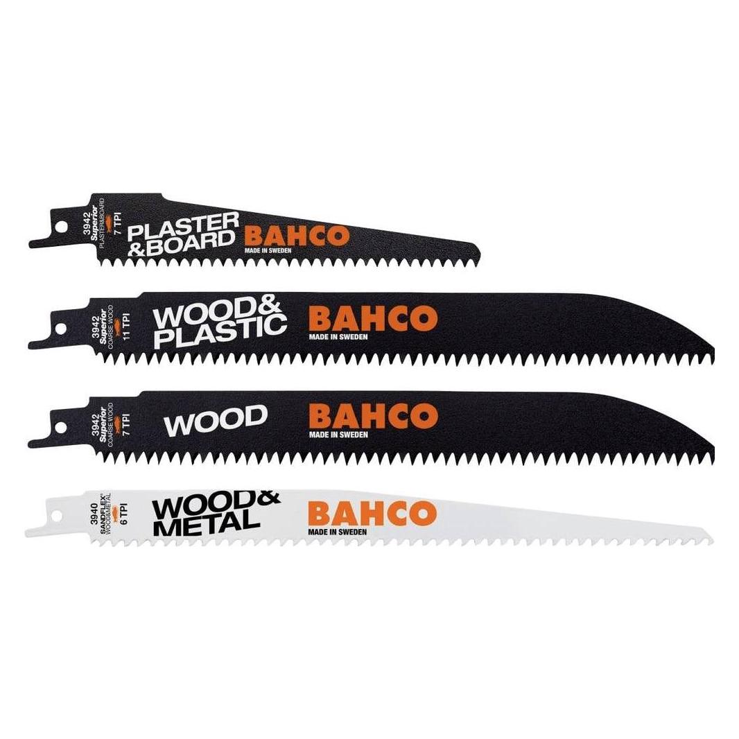 Bahco Säbelsägeblätter-Satz für Holz - 5-teilig (3942-WOOD-SET-5P)