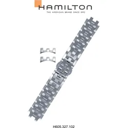 Hamilton - Jazzmaster Band-set Edelstahl H695.327.102 - silber