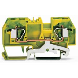 WAGO 282-907 Schutzleiterklemme 8 mm Zugfeder Belegung: PE Grün, Gelb 50 St. Package