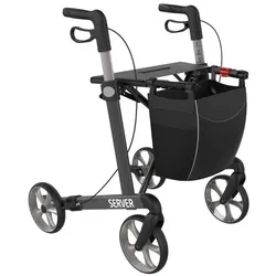 Rehasense Server M Komfort Softrad Rollator anthrazit
