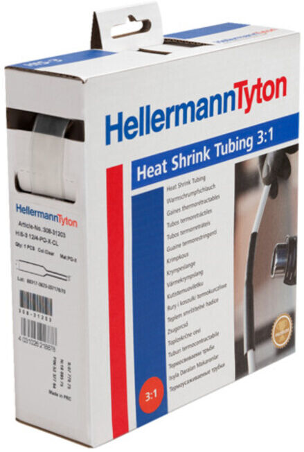 Hellermann Tyton Gaine thermorétractable HIS-3-12/4-POX-CL (308-31203)