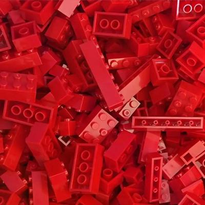 Uplift Treasures 120 240PCS Colorful City Building Blocks Set red 125g 120pcs