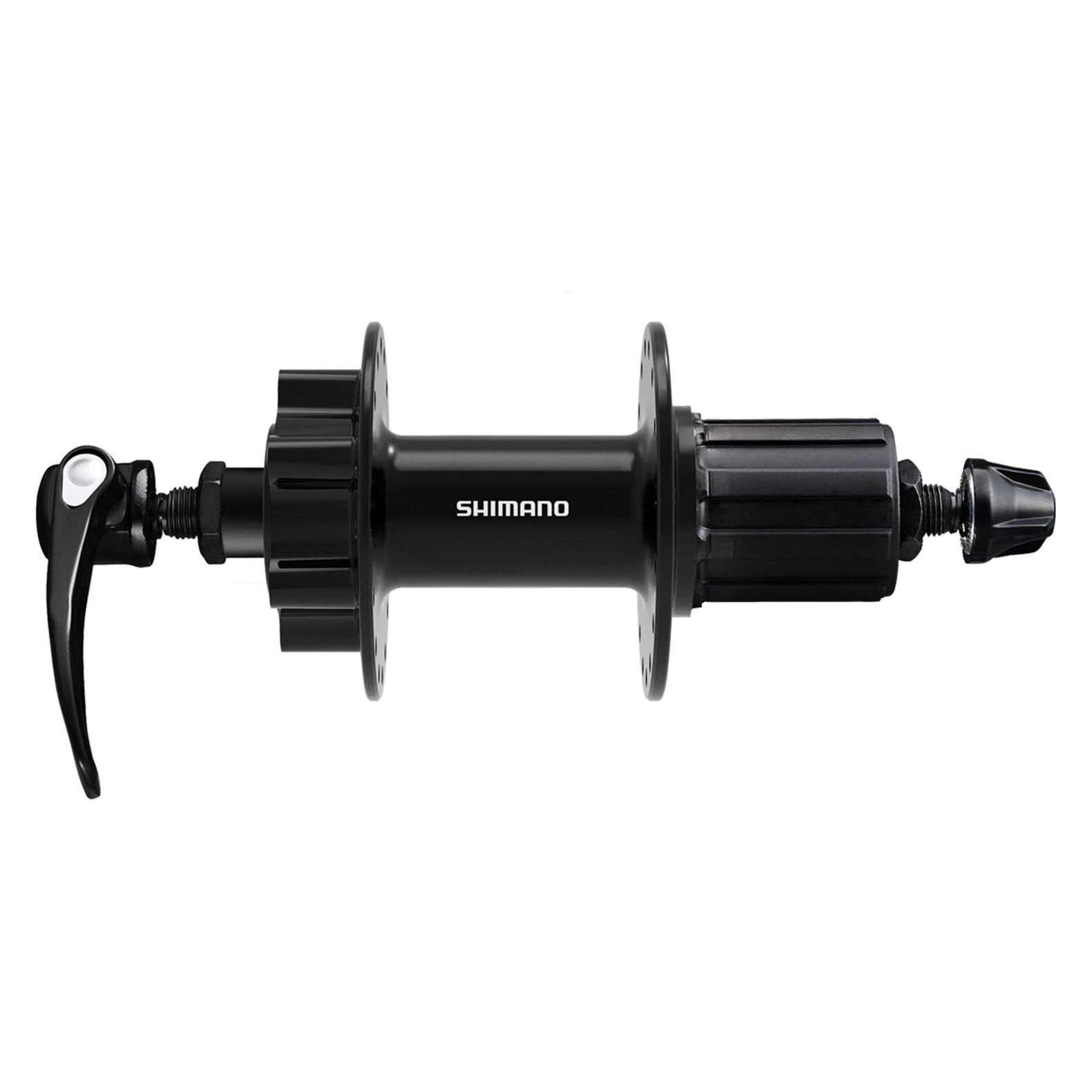 Shimano Hinterradnabe FH-QB400 8/9/10/11-Gang 135 mm 32-Loch 6-Loch (Scheibenbremse 6-Loch) (EFHQB400HMBZB)