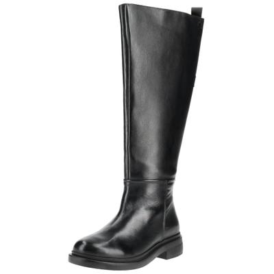 Stiefel LAZAMANI "Lazamani Stiefel Leder", Damen, Gr. 40, Leder, schwarz, Schuhe Stiefel