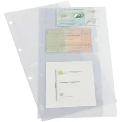 BOI PVC-Dokumententasche transparent