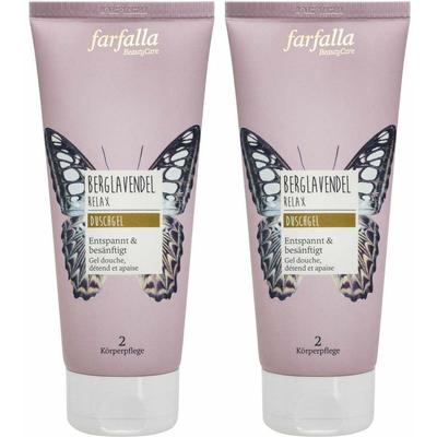 Farfalla Duschgel Berglavendel Relax 200 ml x2 2x200
