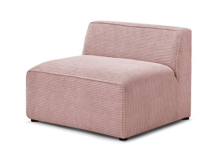 Modulare Sessel für Sofa BOBOCHIC MEGEVE Cord-Stoff rosa