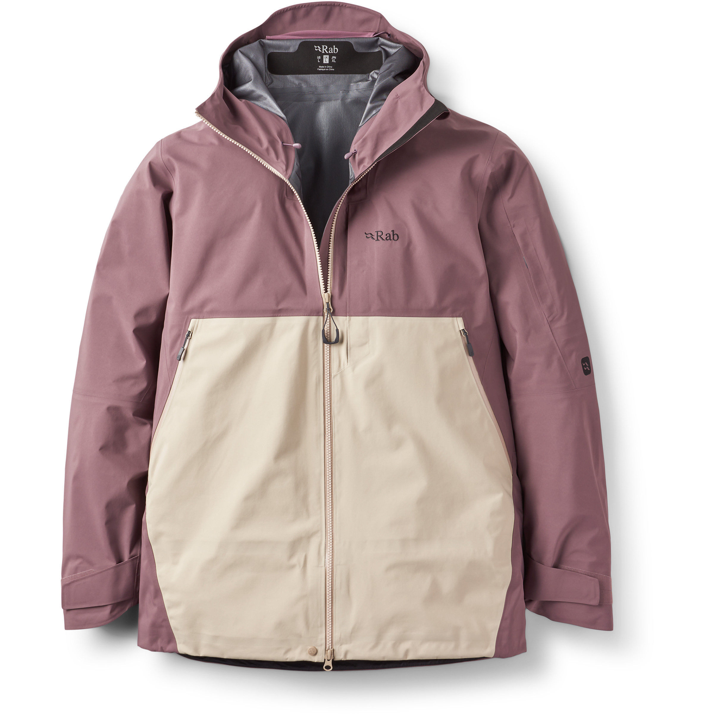 Rab Khroma Diffuse GTX Herren Regenjacke dark iris-dark pebble Größe S Skifahren | Skitour Winddicht Wasserabweisend