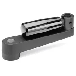 Umleggriff- Handkurbeln, Aluminium (471.3-125-B14)