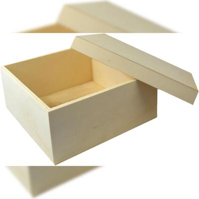 Espírito rebelde Espirito Rebelde Quadratische Holz-Aufbewahrungsbox 265x265x125 mm – Holzbox mit Deckel, Aufbewahrungskisten, Aufbewahrungswürfel, Holzurne.