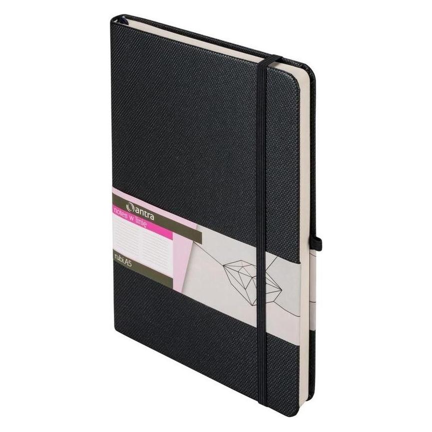 Antrax Notes A5 Rubi Line Graphite ANTRA (A5, Liniert, Harter Einband) (371930)