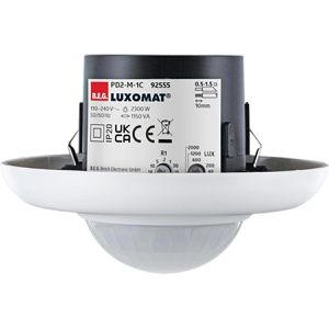 B.E.G. Präsenzmelder Luxomat PD2-M-1C-UP, 360°, 10 m Reichweite, innen, Unterputz