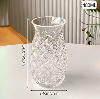 Inspire Picks RippleWave Transparent Drinking Glass Creative Wave Iced Coffee Tumbler c1