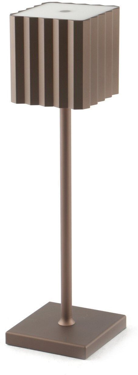 Feng Lampada Tavolo Led 10 x 10 cm Bronzo Cupcake