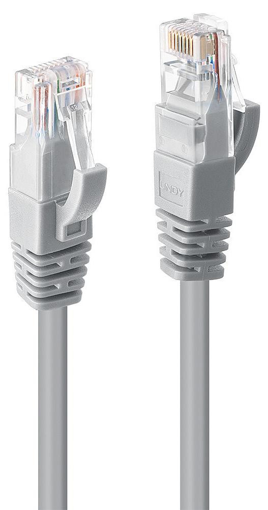Lindy Cat6 U/UTP-kabel, grijs, 0,50 meter