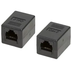 LogiLink NP0034A Kabeladapter RJ-45 Schwarz