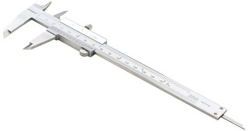 Dasqua 1120-3115 DIN EN 862, Monoblock-Messschieber 150mm Edelstahl