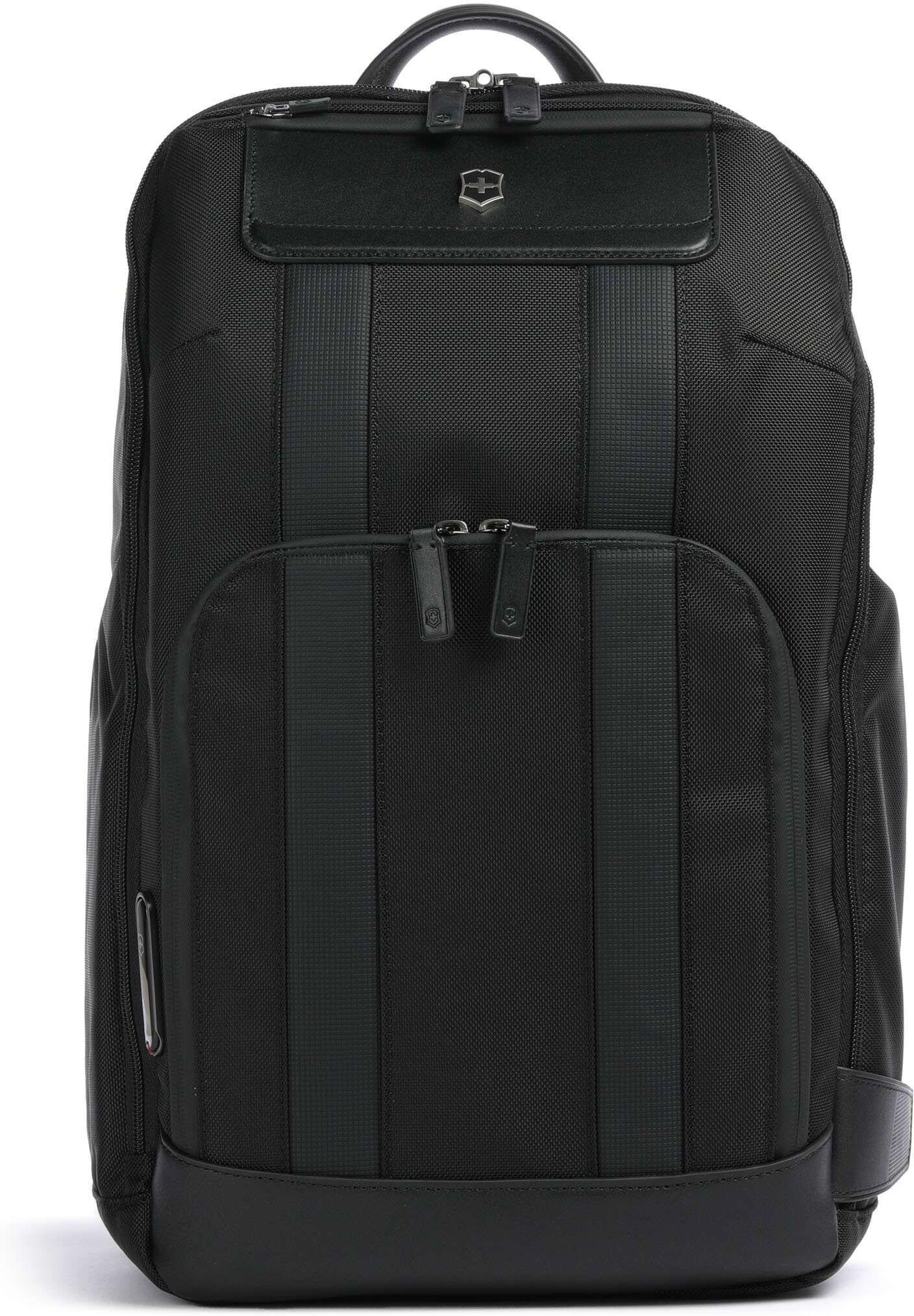 Victorinox Architecture Urban Rucksack aus Leder, schwarz