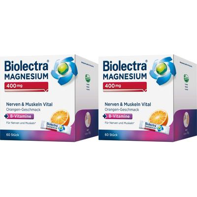 Biolectra Magnesium 400 mg Nerven & Muskeln Vital 2x 2x60 St Pellets