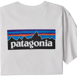 Patagonia Herren T-Shirt P-6 Responsibili Tee White - S - S