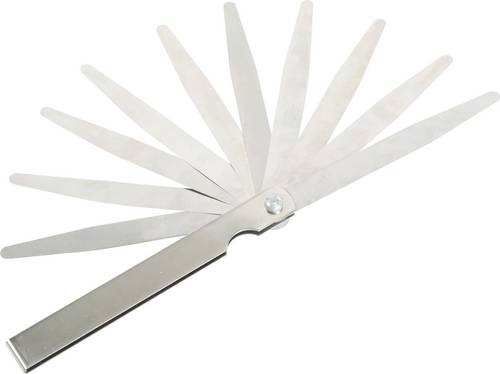 Dasqua 1817-0100 Fühlerlehre 0.02 - 1.00mm Anzahl Blätter: 17 DIN 2275