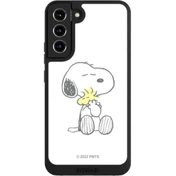 Nivocase Handyhülle für Samsung Galaxy S22+ Hülle NIVOpure Case Schwarz Liebe Peanuts Snoopy (Samsung Galaxy S22+), Smartphone Hülle, Schwarz